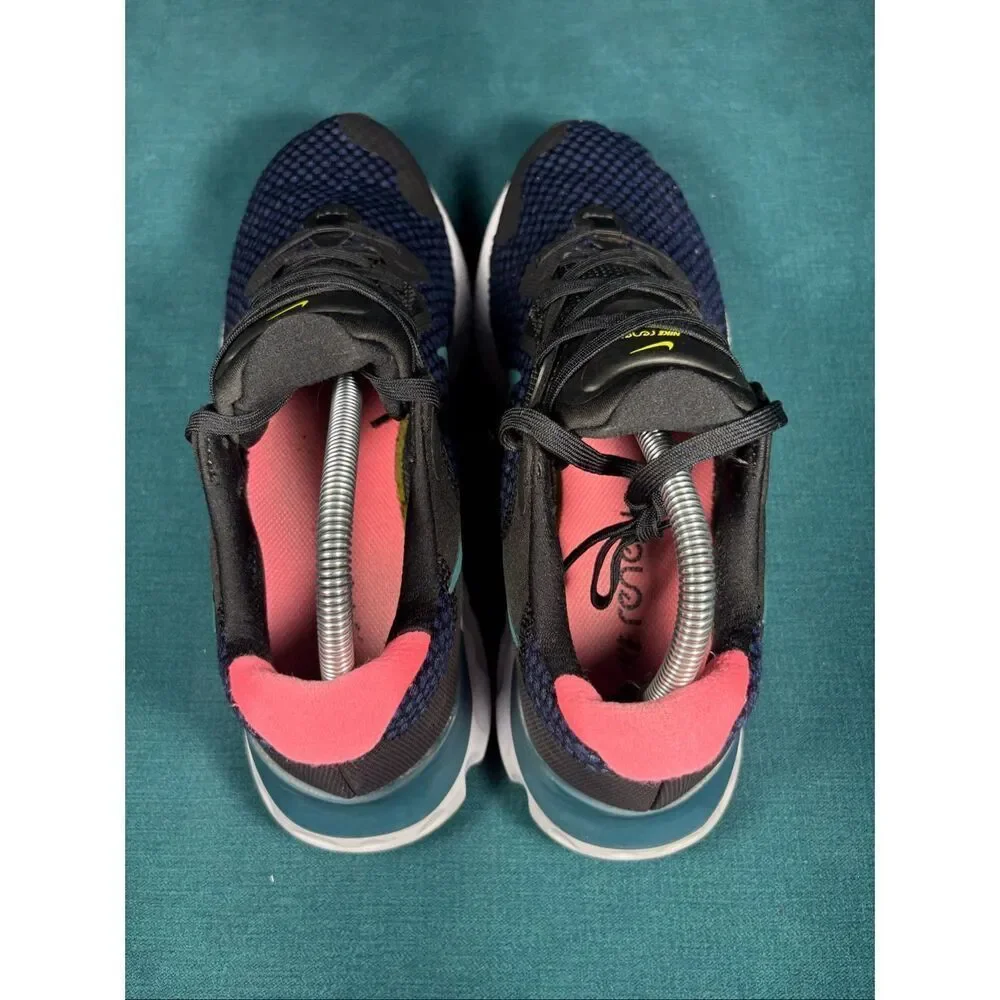 Nike React Miler 2 CU3505-004 Black Dark Obsidian Oracle Aqua Women’s Size 10 Ru